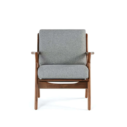 Vodrohome Marwar Upholstered Arm Chair Cum Sofa Sheesham Lounge Accent Chair living, Z/ Zed chair 28"w x 31"d x 28"h CH#019 - vodrohome