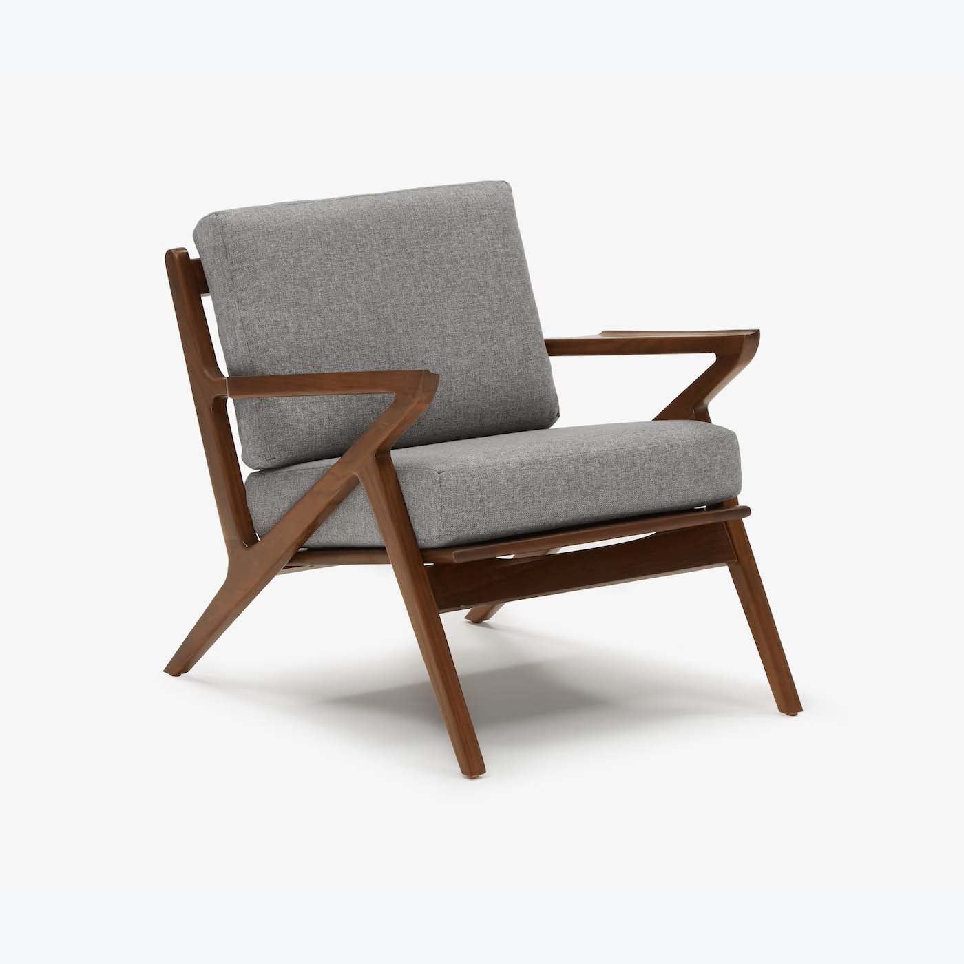 Vodrohome Marwar Upholstered Arm Chair Cum Sofa Sheesham Lounge Accent Chair living, Z/ Zed chair 28"w x 31"d x 28"h CH#019 - vodrohome