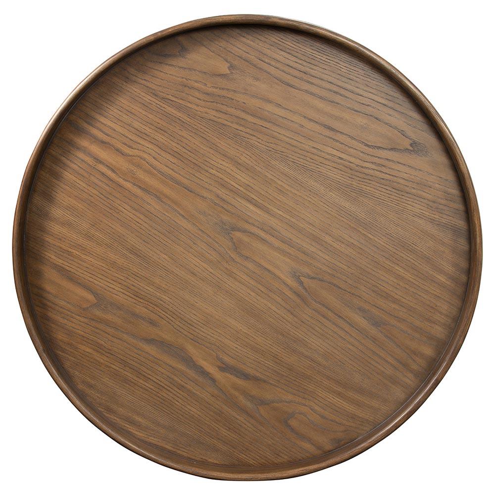 Vodrohome Rattan Coffee Table with tray style top – cane center table with cane shelf for storage – bohemian solid Mango wood coffee table for office and living room - wooden tray table C#037 - vodrohome