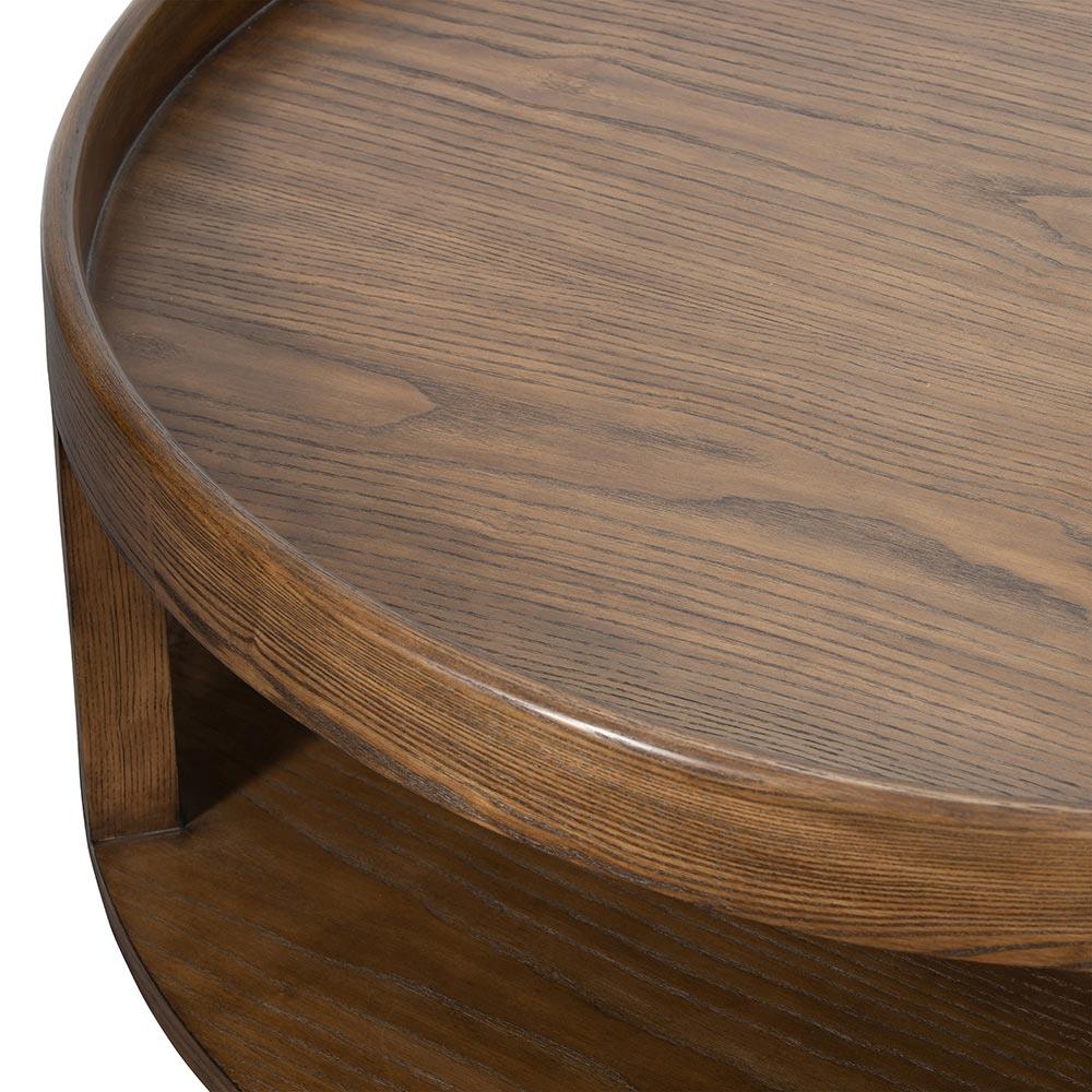 Vodrohome Rattan Coffee Table with tray style top – cane center table with cane shelf for storage – bohemian solid Mango wood coffee table for office and living room - wooden tray table C#037 - vodrohome