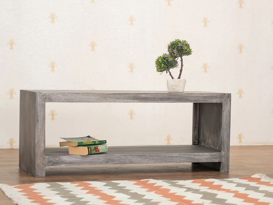 Vodrohome classic design center table for office – solid sheesam wood coffee table - sofa set table classic – available in 3 stains C#014 - vodrohome