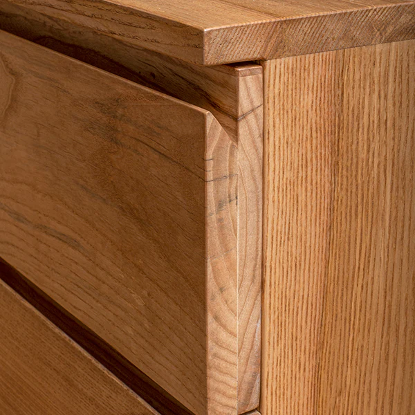 Vodrohome Solid Accacia wood consol table – side board with three drawers and 2 compartments with slatted doors 180x40x70 cm SB#001 - vodrohome