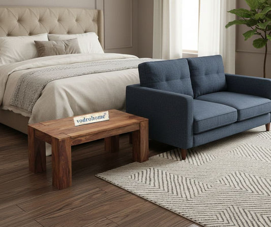 vodrohome classic design center table for office – solid sheesam wood coffee table honey finish - sofa set table classic C#013