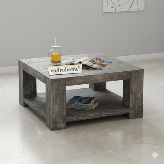 vodrohome Sheesham Wood Square Coffee Table – Stylish Coffee Table for Your Modern Living Room