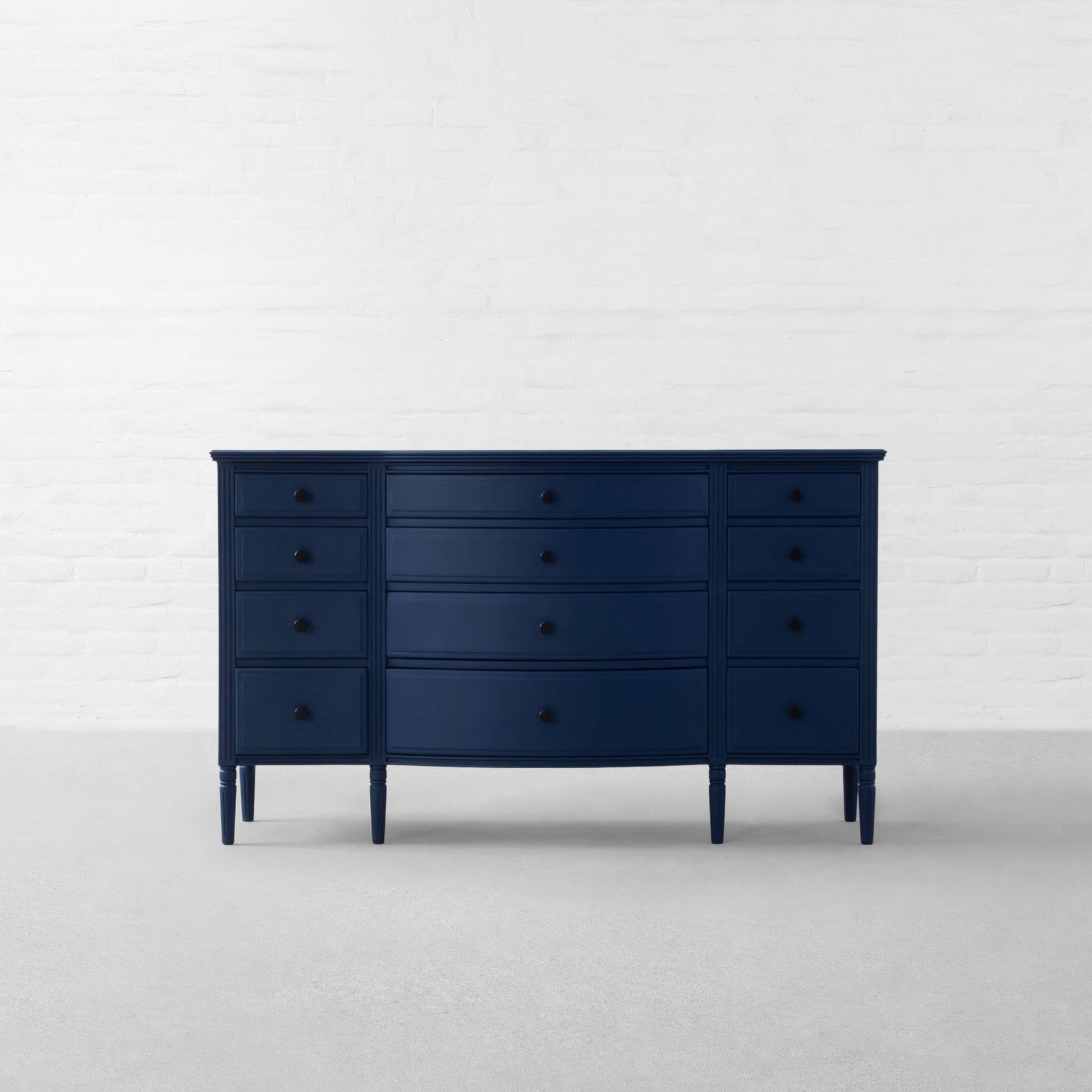 Vodrohome solid wood lawrence chest of drawers – Egyptian Blue twelve drawers chest of drawer – luxurious collection of handicraft furniture 152x48x89 CM  SB#004 - vodrohome