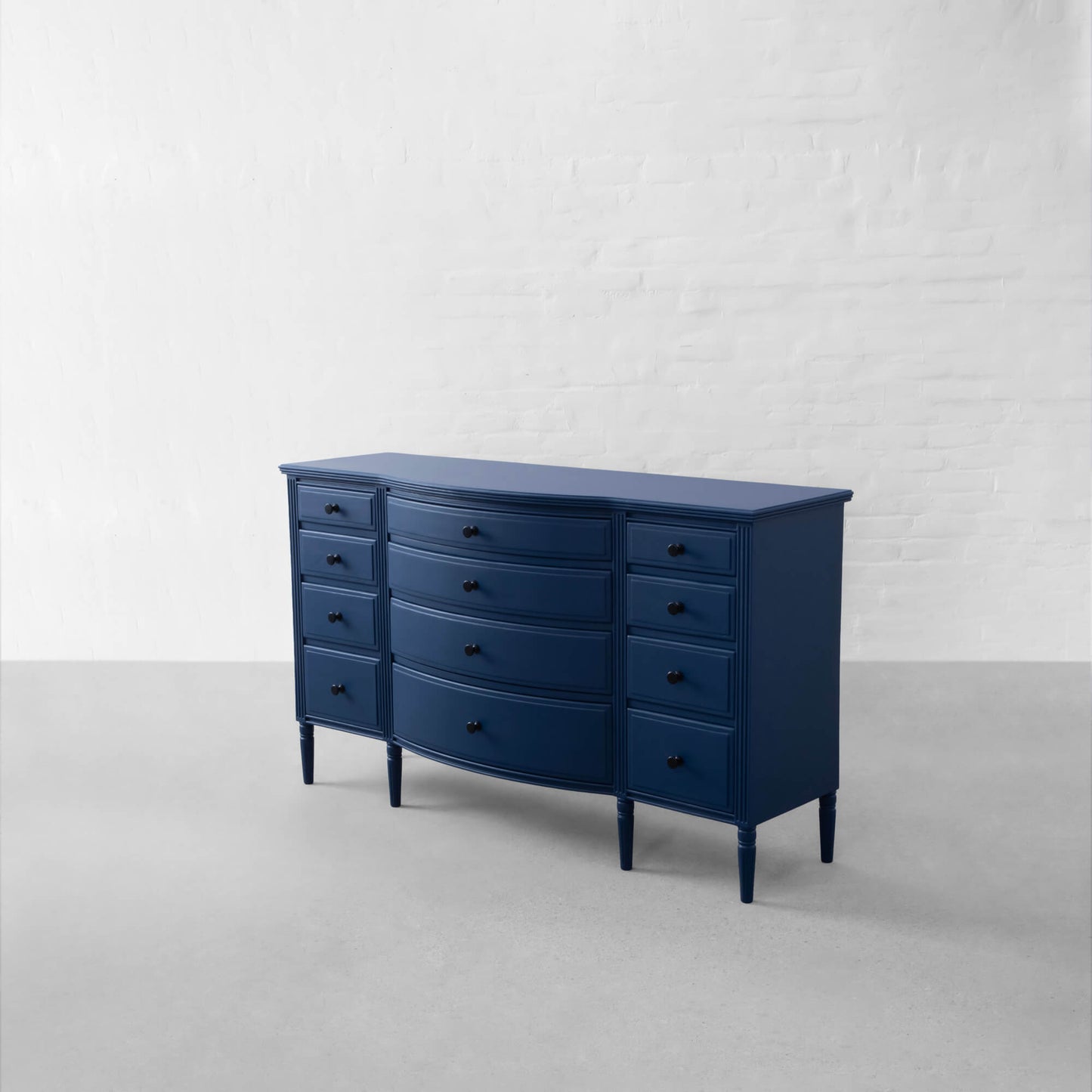 Vodrohome solid wood lawrence chest of drawers – Egyptian Blue twelve drawers chest of drawer – luxurious collection of handicraft furniture 152x48x89 CM  SB#004 - vodrohome