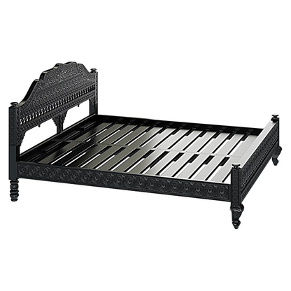 Vodrohome Jodhpur Carved Bed Luxuries B#006 - vodrohome