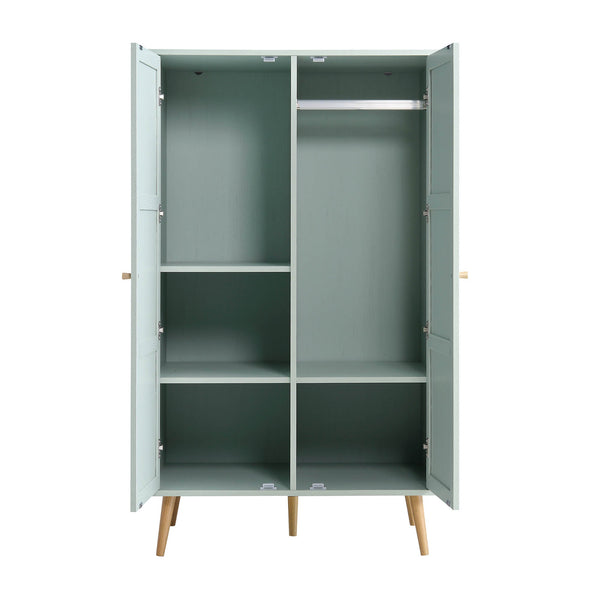 Vodrohome Woven Rattan Compact Double Closet wardrobe – almirah 80 W x 55 D x 139 H cm AB#002 - vodrohome