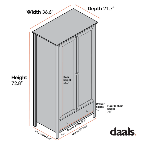 Vodrohome Woven Rattan Compact Double Closet wardrobe – almirah 93 W x 55 D x 185 H cm AB#003 - vodrohome