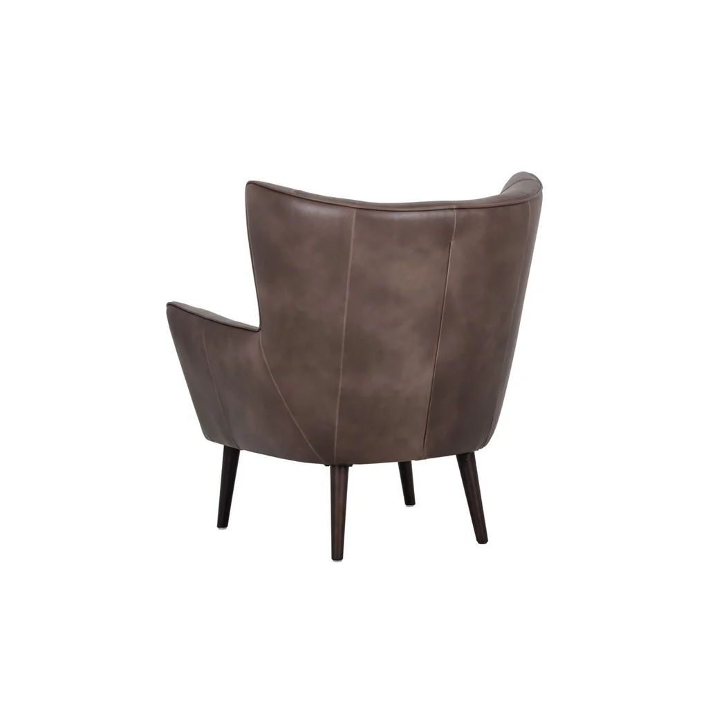 Vodrohome Vintage Hawana Lounge Chair - Accent Chair Brown Leather Armchair – Occasional Chair Buff Leather Available In 2 Colors CH#004 - vodrohome