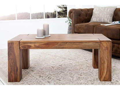 Vodrohome classic design center table for office – solid sheesam wood coffee table honey finish - sofa set table classic C#013 - vodrohome