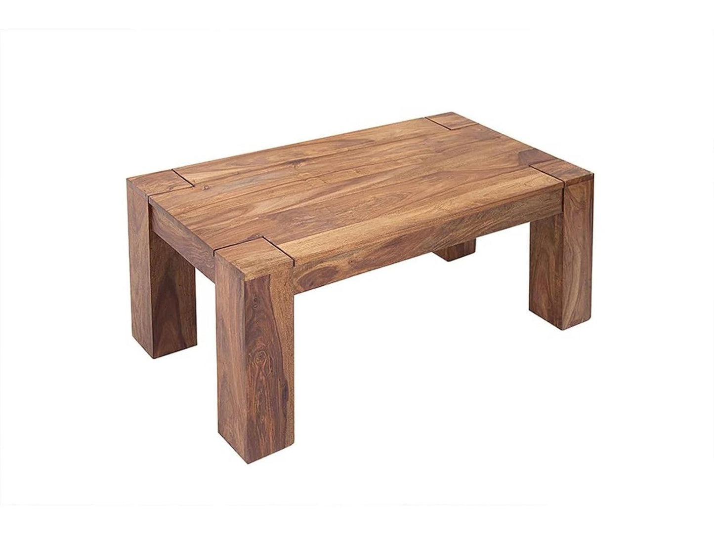 Vodrohome classic design center table for office – solid sheesam wood coffee table honey finish - sofa set table classic C#013 - vodrohome