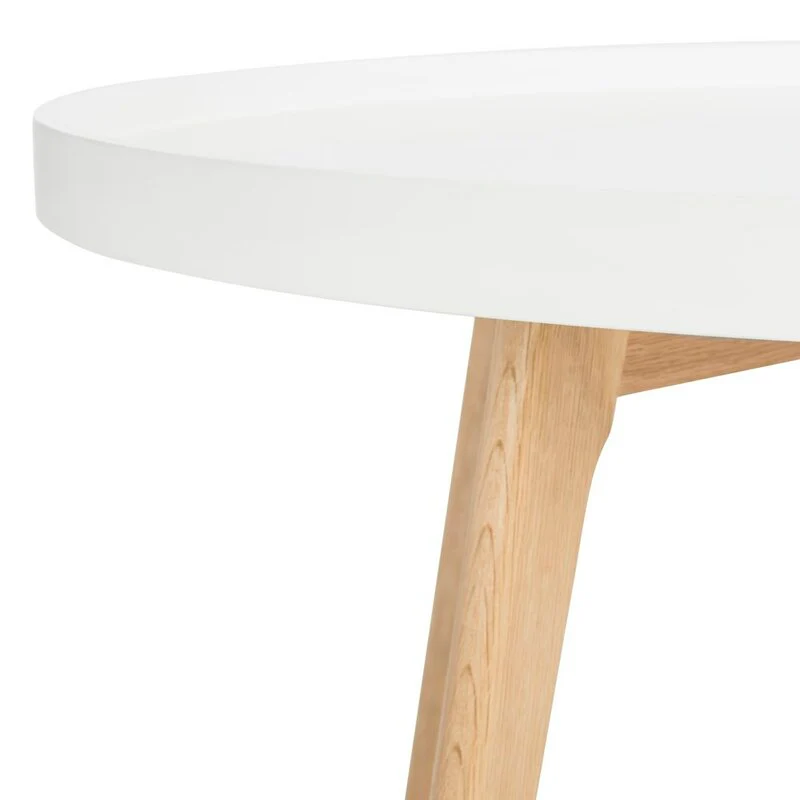 Vodrohome mango solid wood coffee table - round centre table with– mango ideal tea table for living rooms C#045 - vodrohome