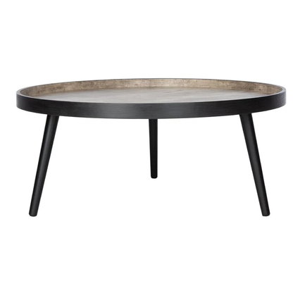 Vodrohome mango solid wood coffee table - round centre table with– mango ideal tea table for living rooms C#045 - vodrohome