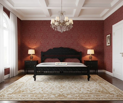 Vodrohome Jodhpur Carved Bed Luxuries B#006