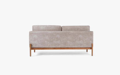 Vodrohome three seater sofa with solid wooden frame - fabric lounge sofa - cotton linen sofa SO#001