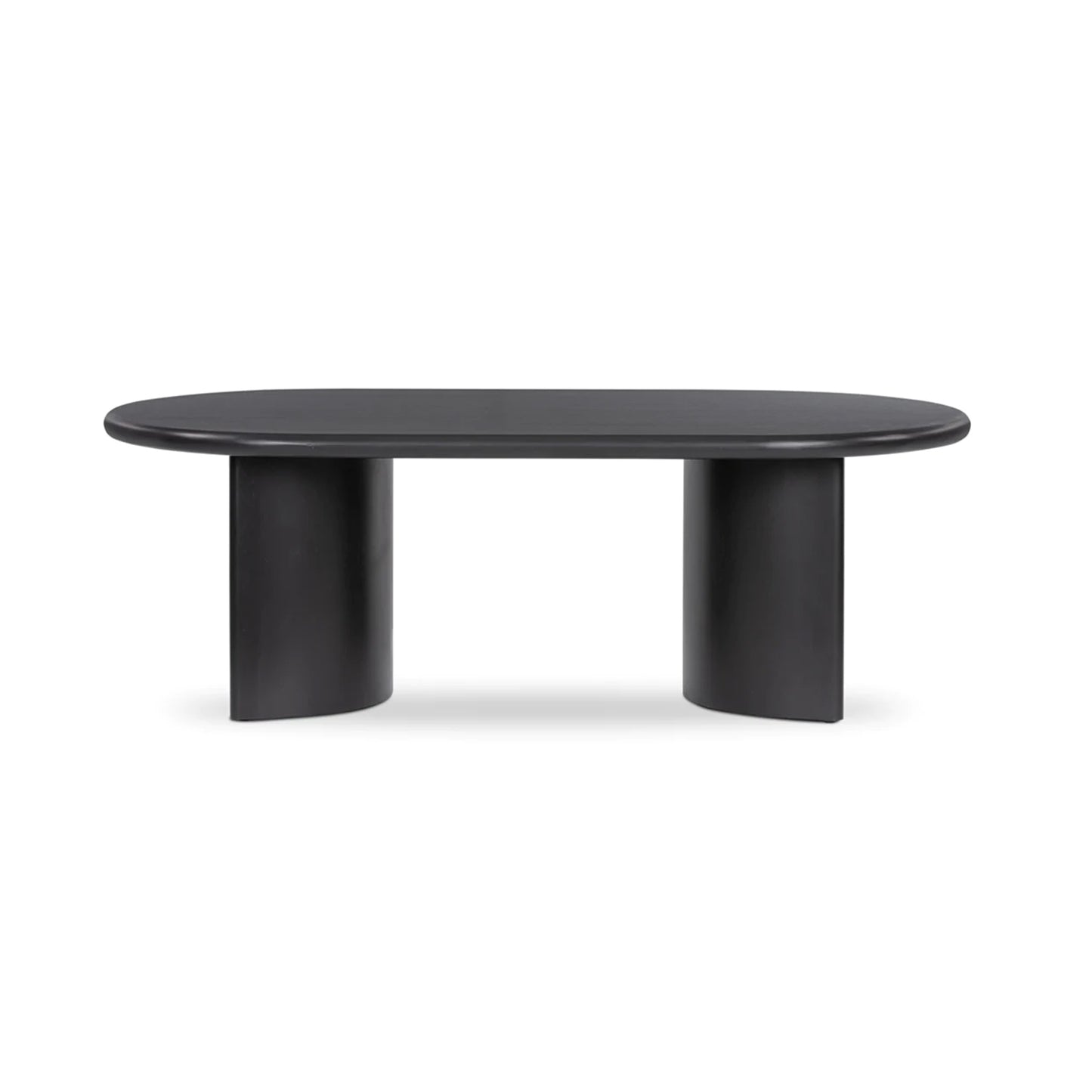 Vodrohome oval shape coffee table – solid mango wood center table for office and living room – conference table C#025 - vodrohome